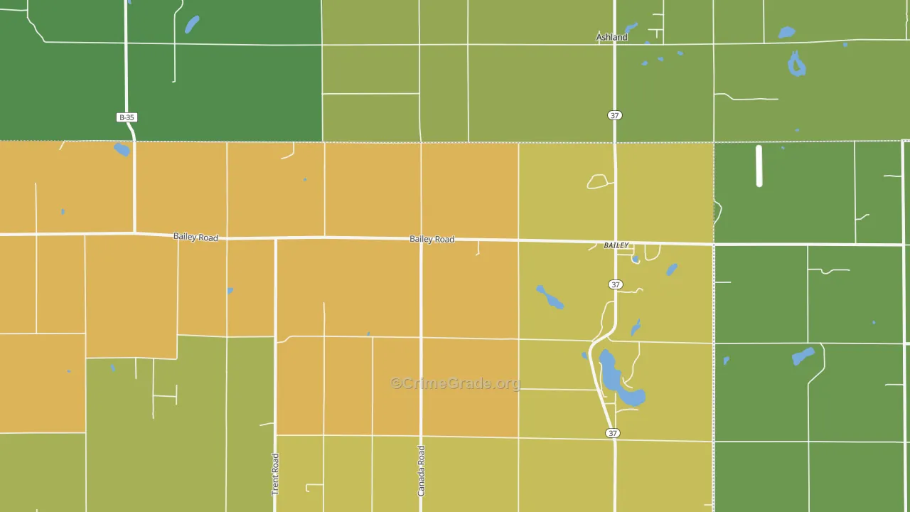 49303, MI Map of Theft Rates