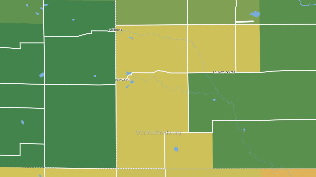 49310, MI Map of Theft Rates