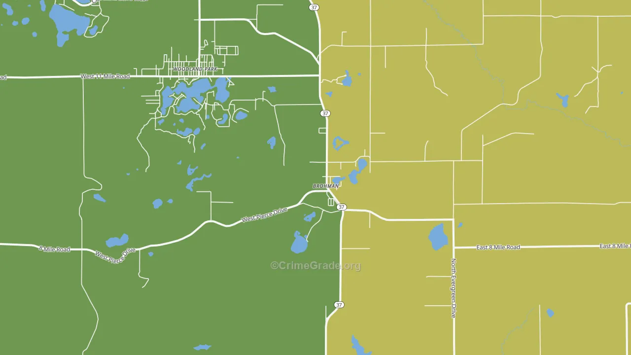 49312, MI Map of Theft Rates