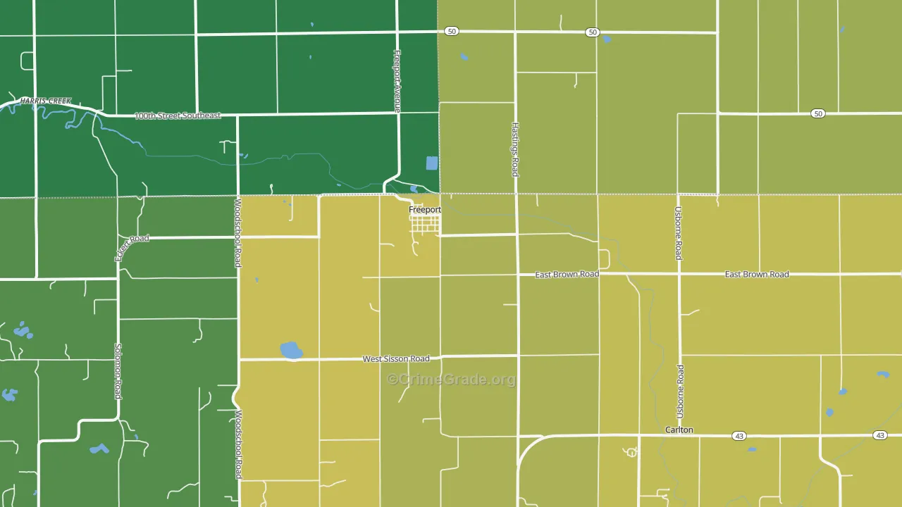 49325, MI Map of Theft Rates