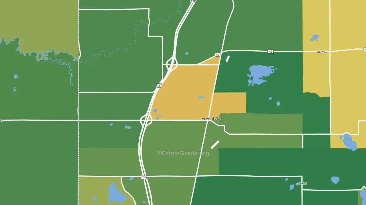 49329, MI Map of Theft Rates