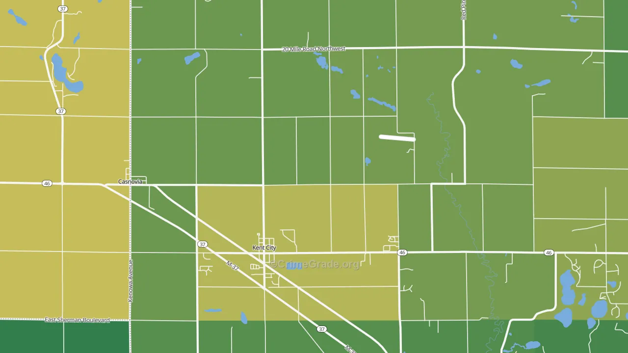 49330, MI Map of Theft Rates