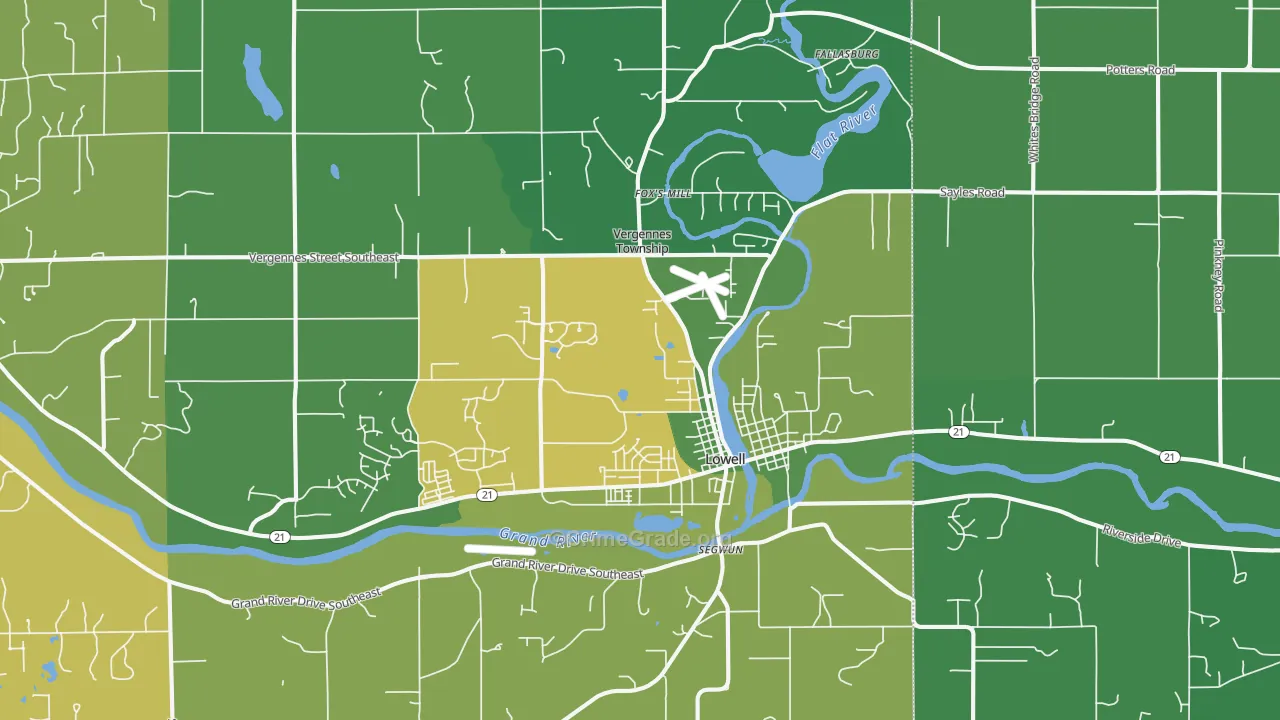 49331, MI Map of Theft Rates