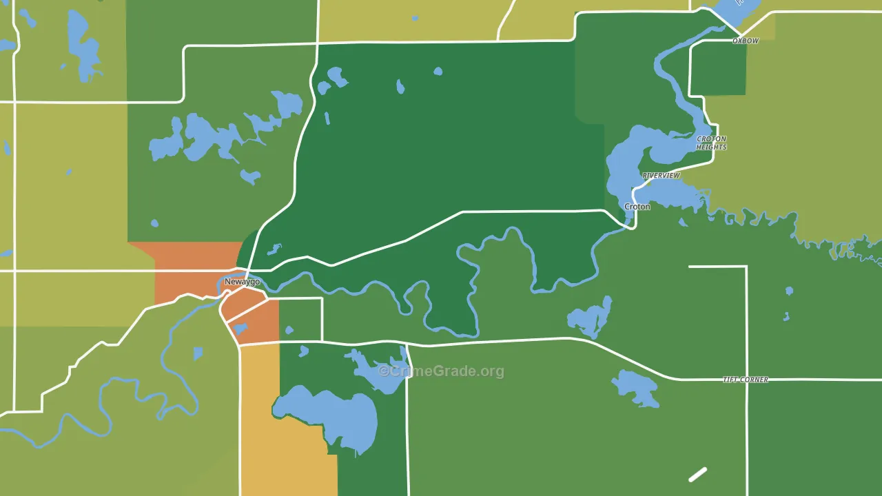 49337, MI Map of Theft Rates