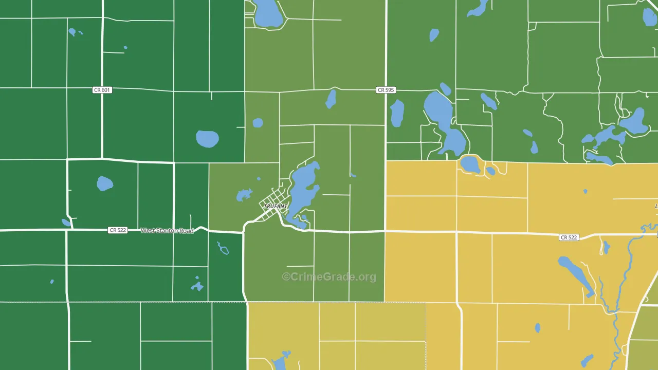 49347, MI Map of Theft Rates
