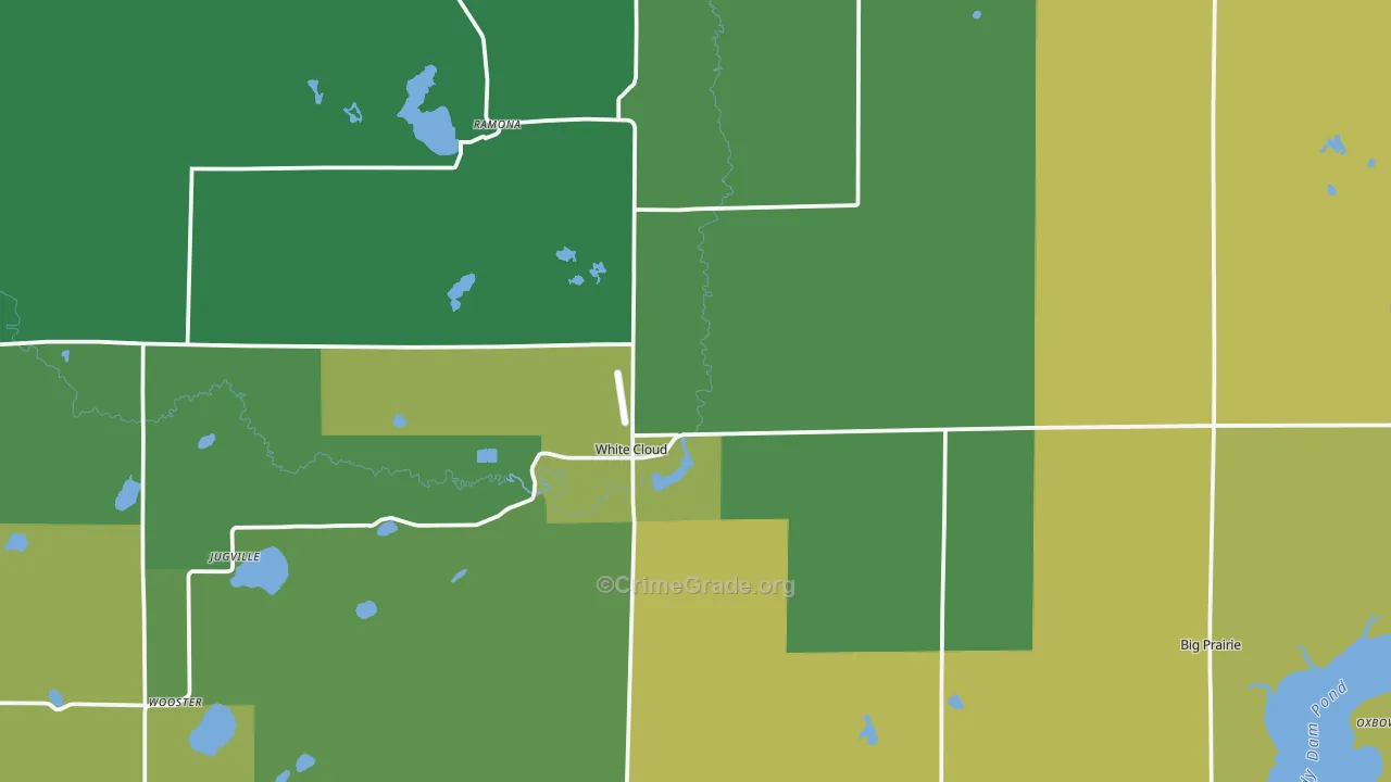 49349, MI Map of Theft Rates