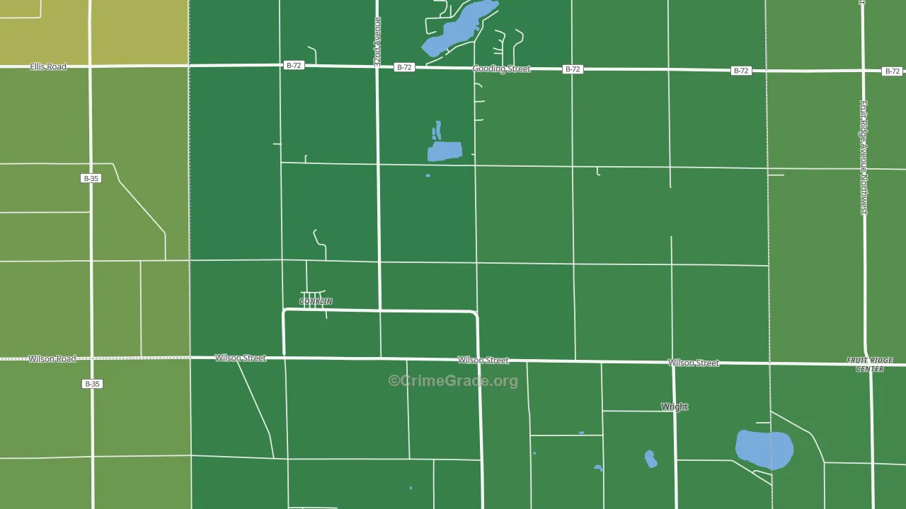 49403, MI Map of Theft Rates