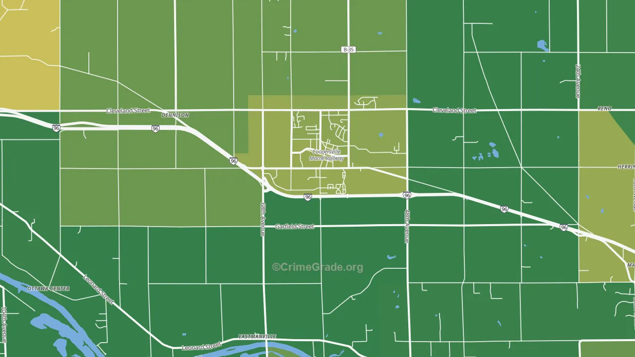 49404, MI Map of Theft Rates