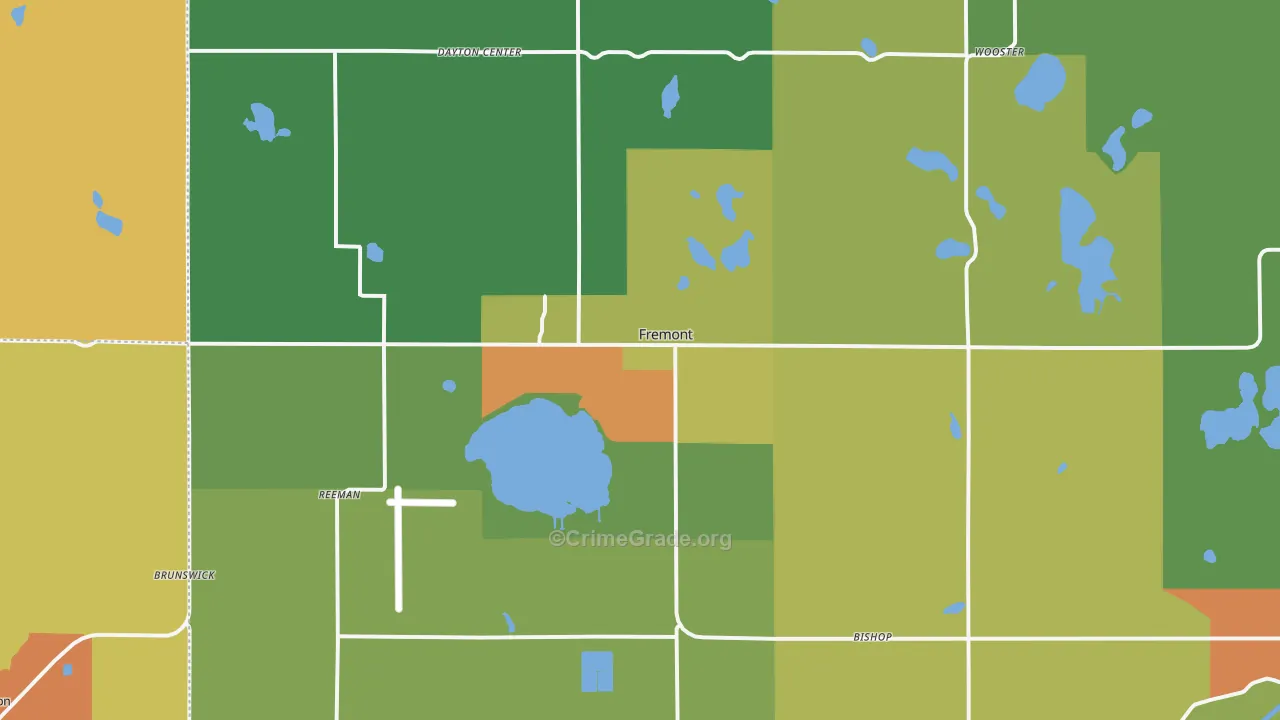 49412, MI Map of Theft Rates