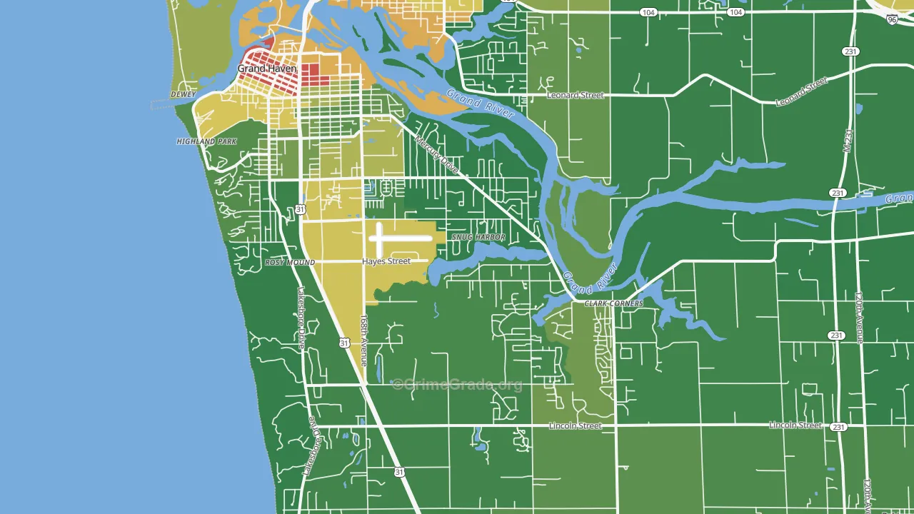 49417, MI Map of Theft Rates