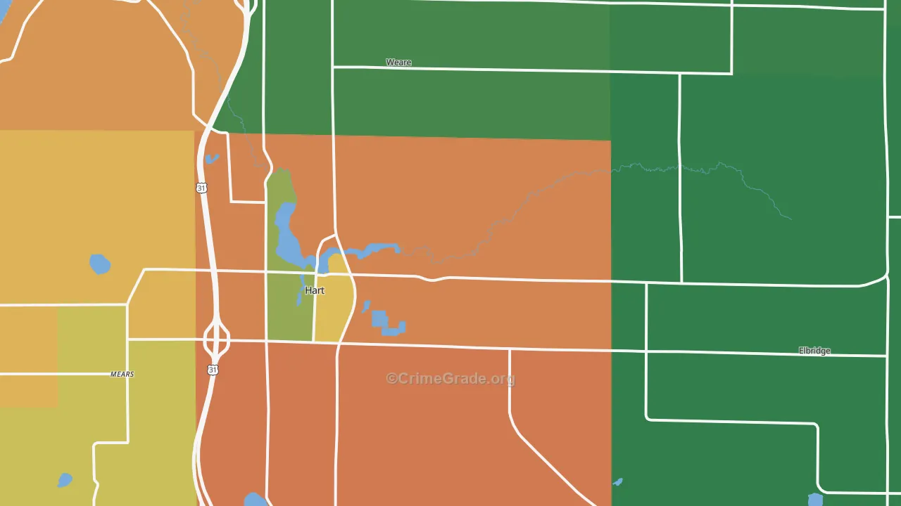 49420, MI Map of Theft Rates