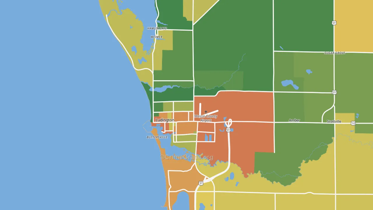 49431, MI Map of Theft Rates