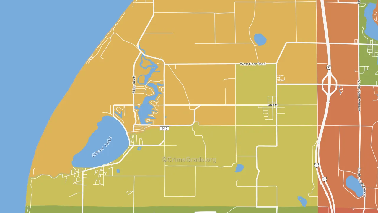 49436, MI Map of Theft Rates