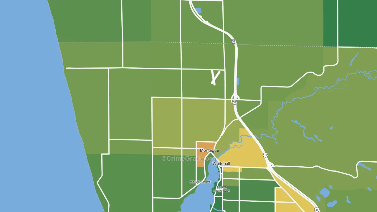 49437, MI Map of Theft Rates
