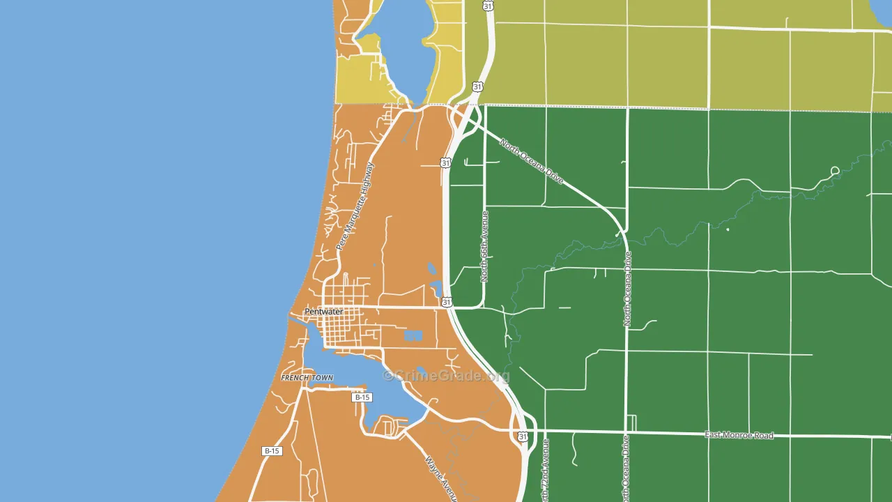 49449, MI Map of Theft Rates