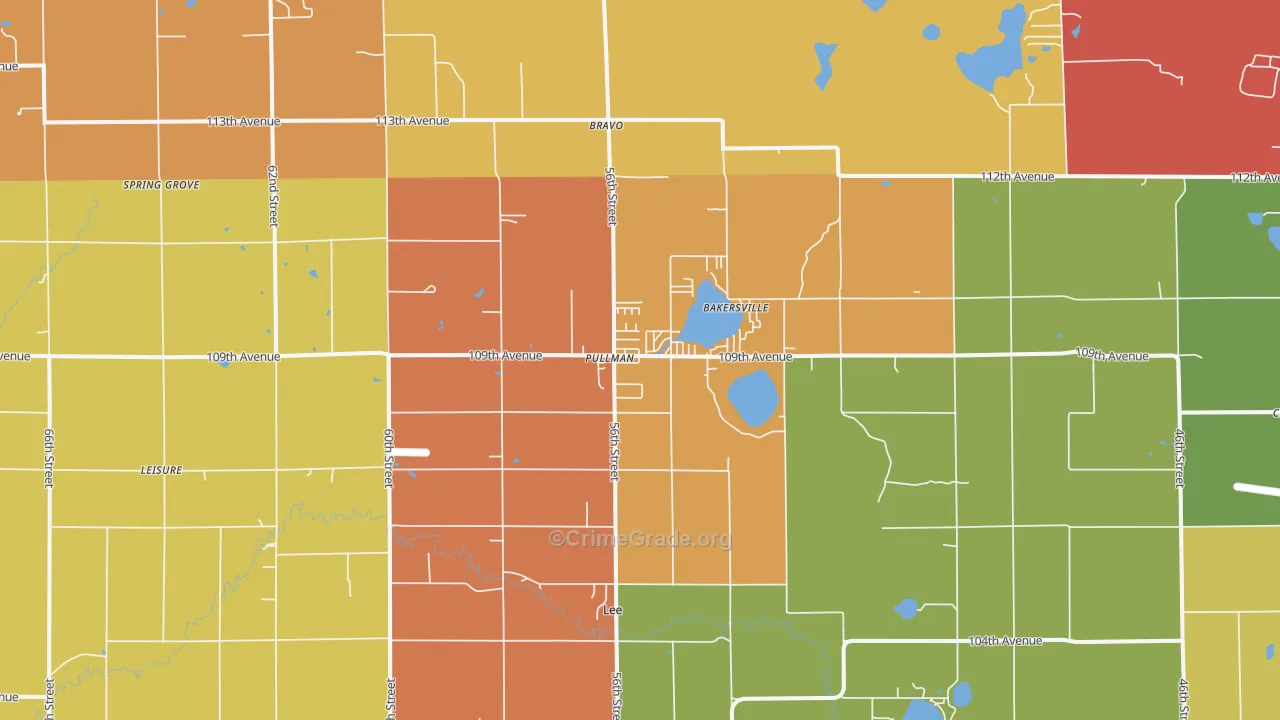 49450, MI Map of Theft Rates