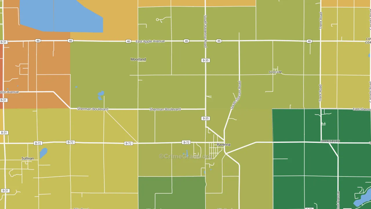 49451, MI Map of Theft Rates