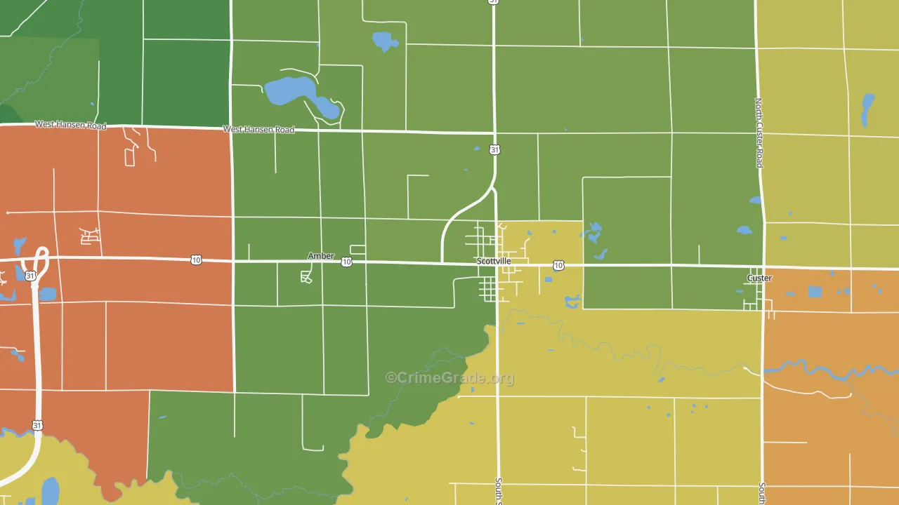 49454, MI Map of Theft Rates