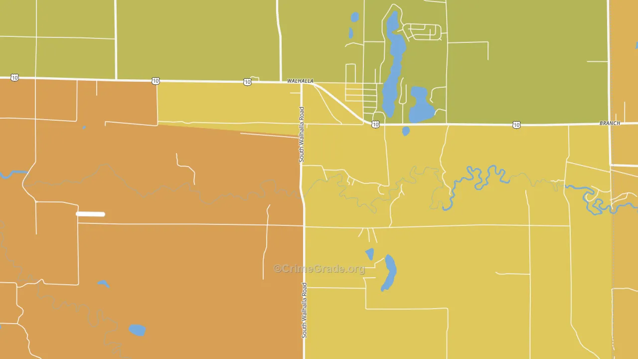 49458, MI Map of Theft Rates