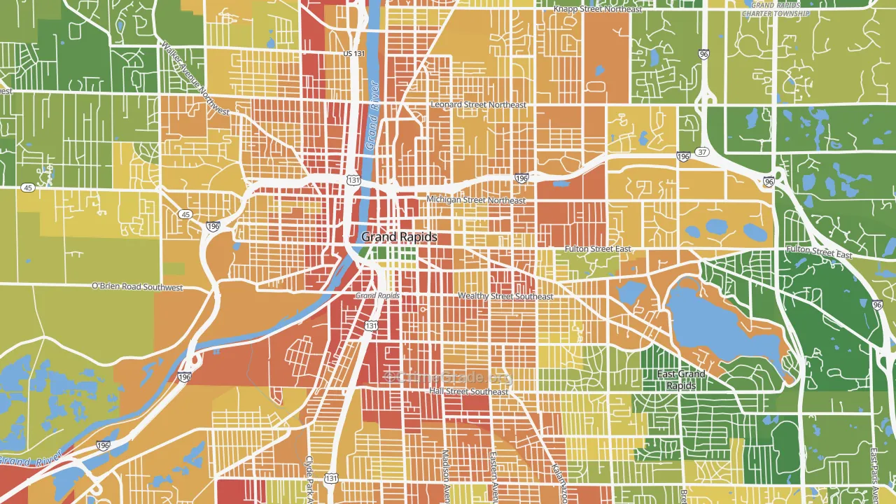 49503, MI Map of Theft Rates