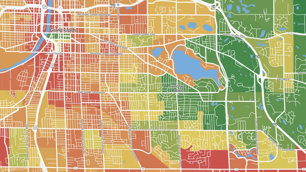 49506, MI Map of Theft Rates