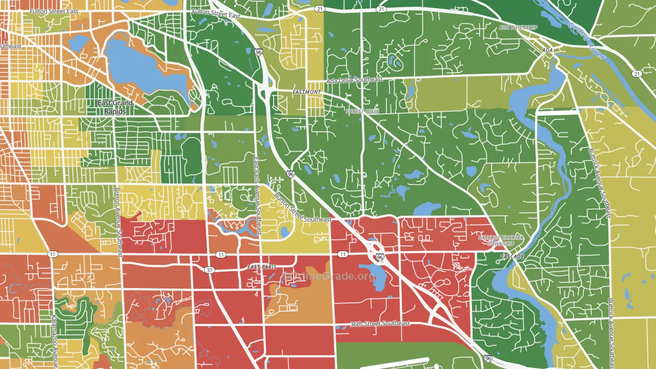 49546, MI Map of Theft Rates