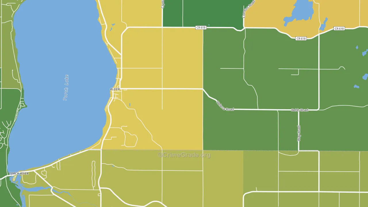 49612, MI Map of Theft Rates