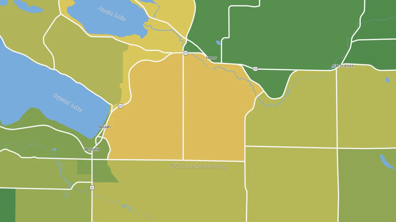 49617, MI Map of Theft Rates
