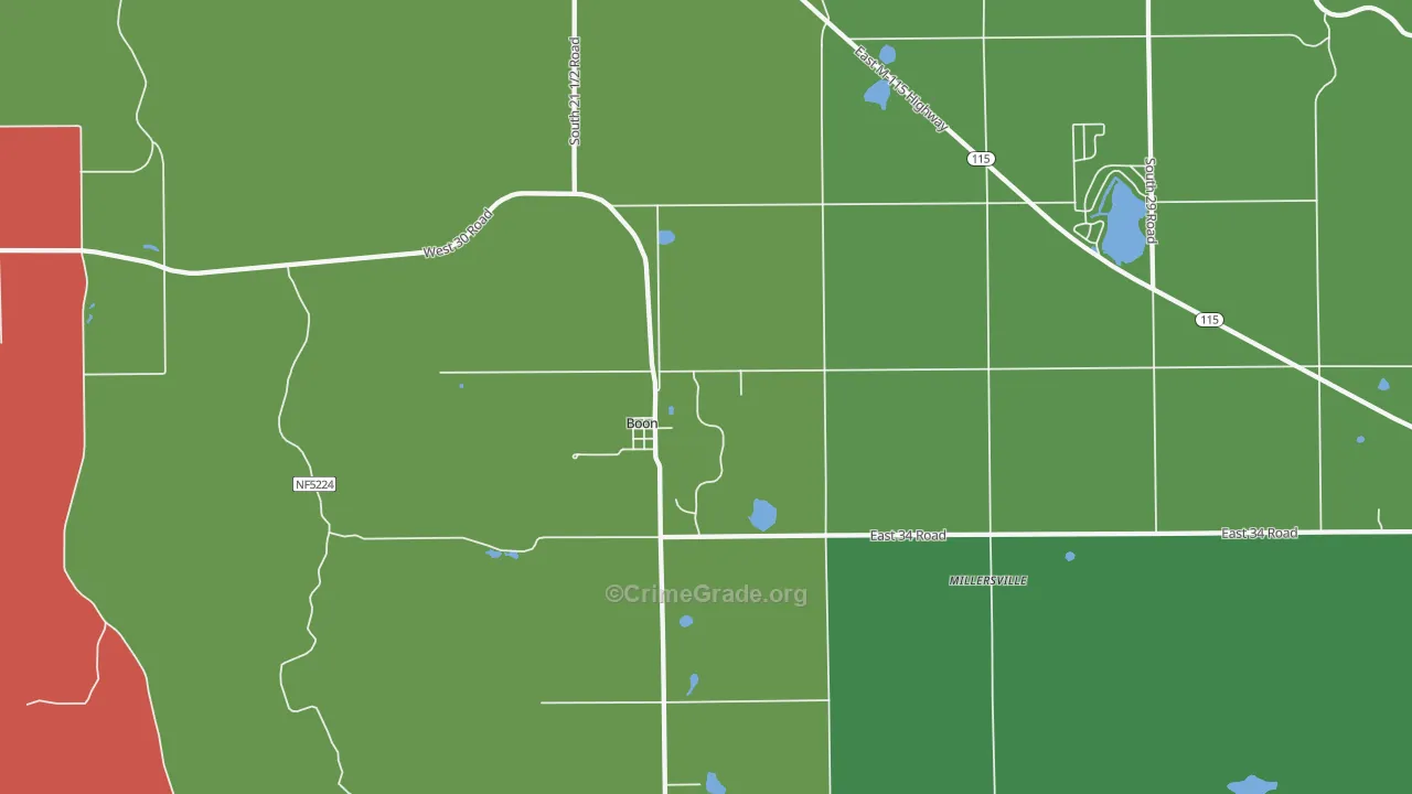 49618, MI Map of Theft Rates