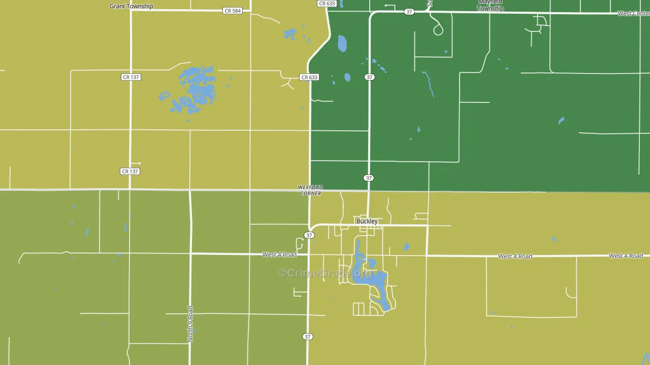 49620, MI Map of Theft Rates
