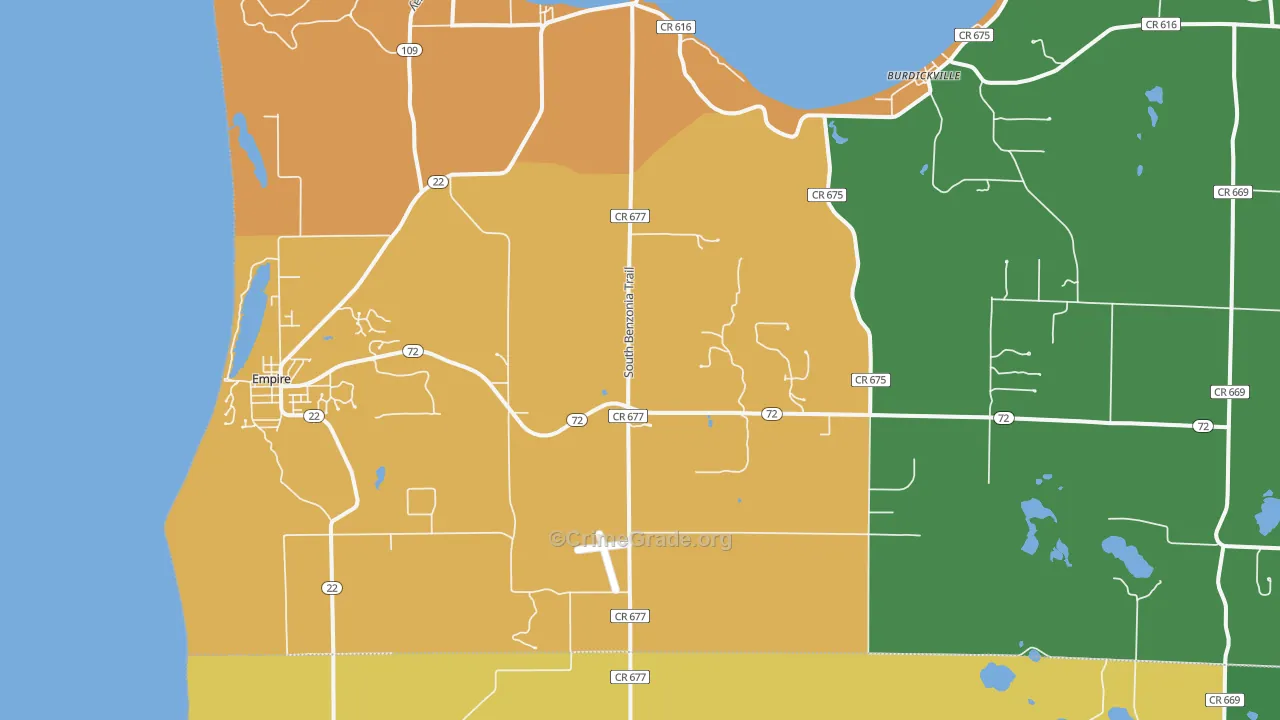 49630, MI Map of Theft Rates