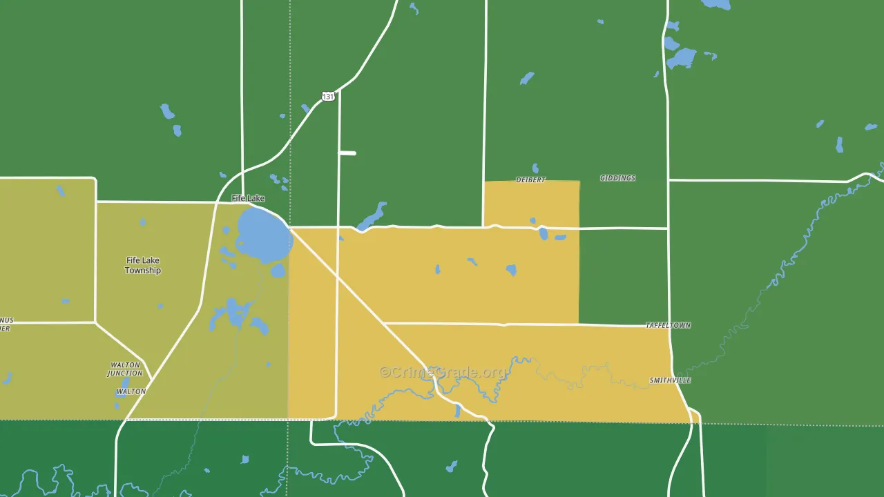 49633, MI Map of Theft Rates