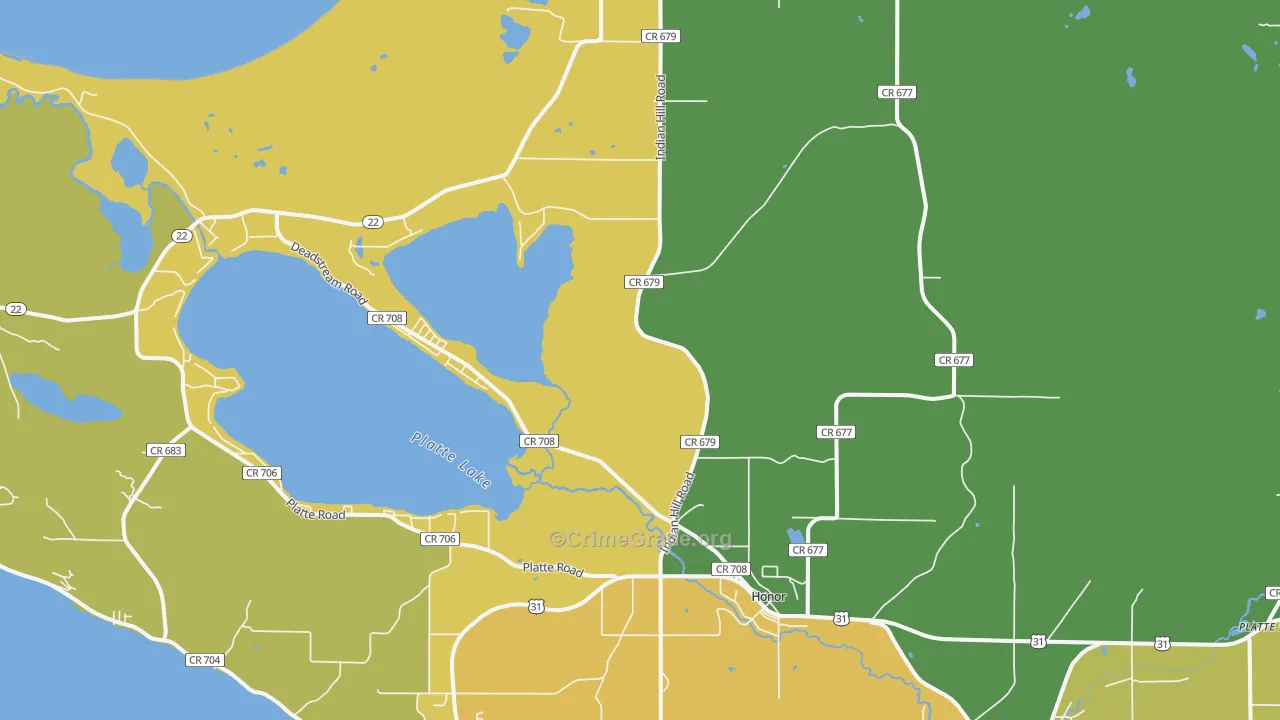 49640, MI Map of Theft Rates