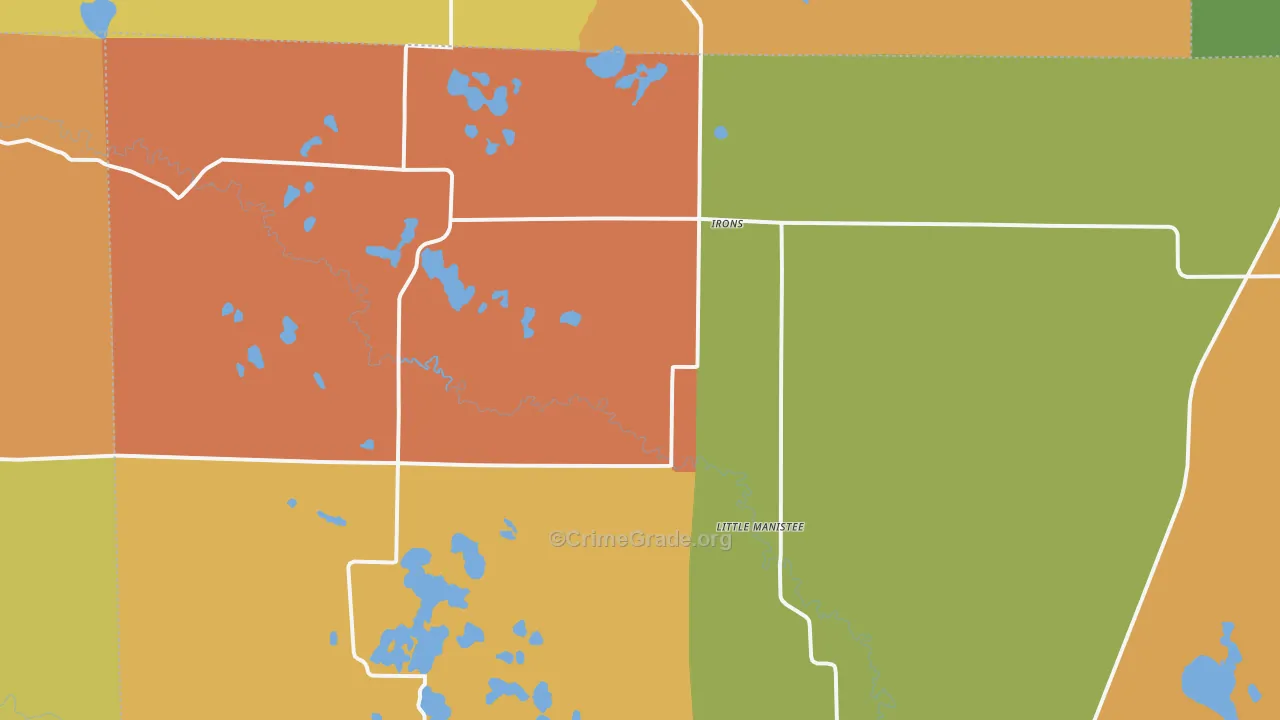 49644, MI Map of Theft Rates