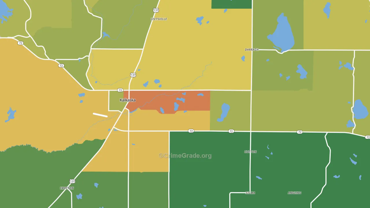 49646, MI Map of Theft Rates