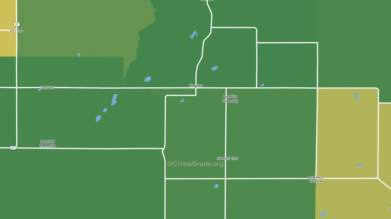 49649, MI Map of Theft Rates