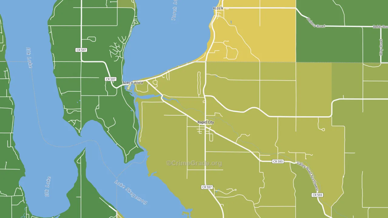 49676, MI Map of Theft Rates