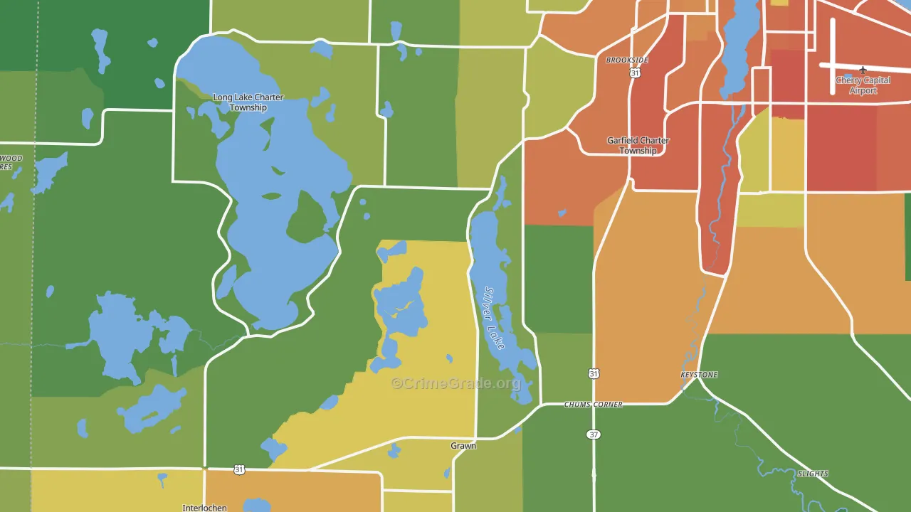 49685, MI Map of Theft Rates