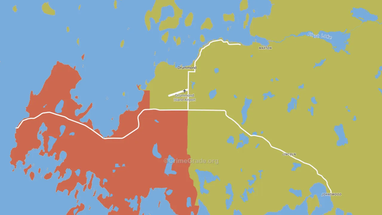 49726, MI Map of Theft Rates