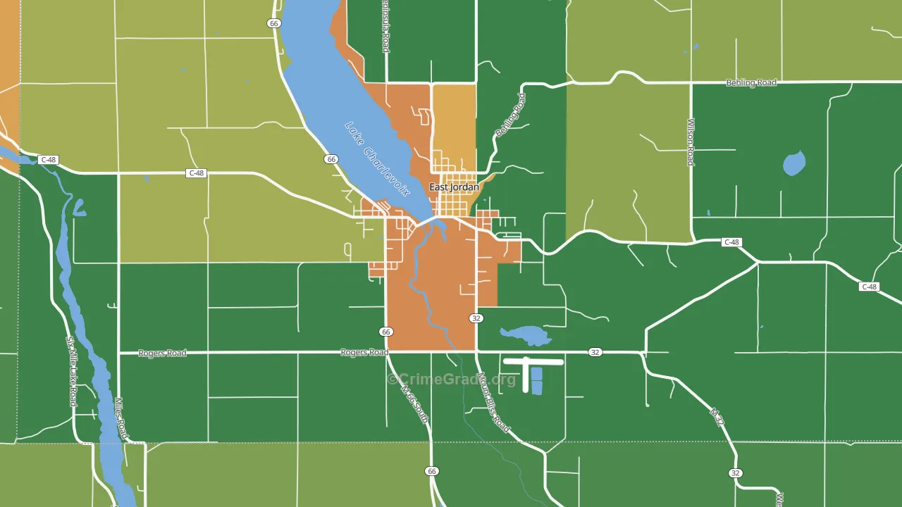 49727, MI Map of Theft Rates