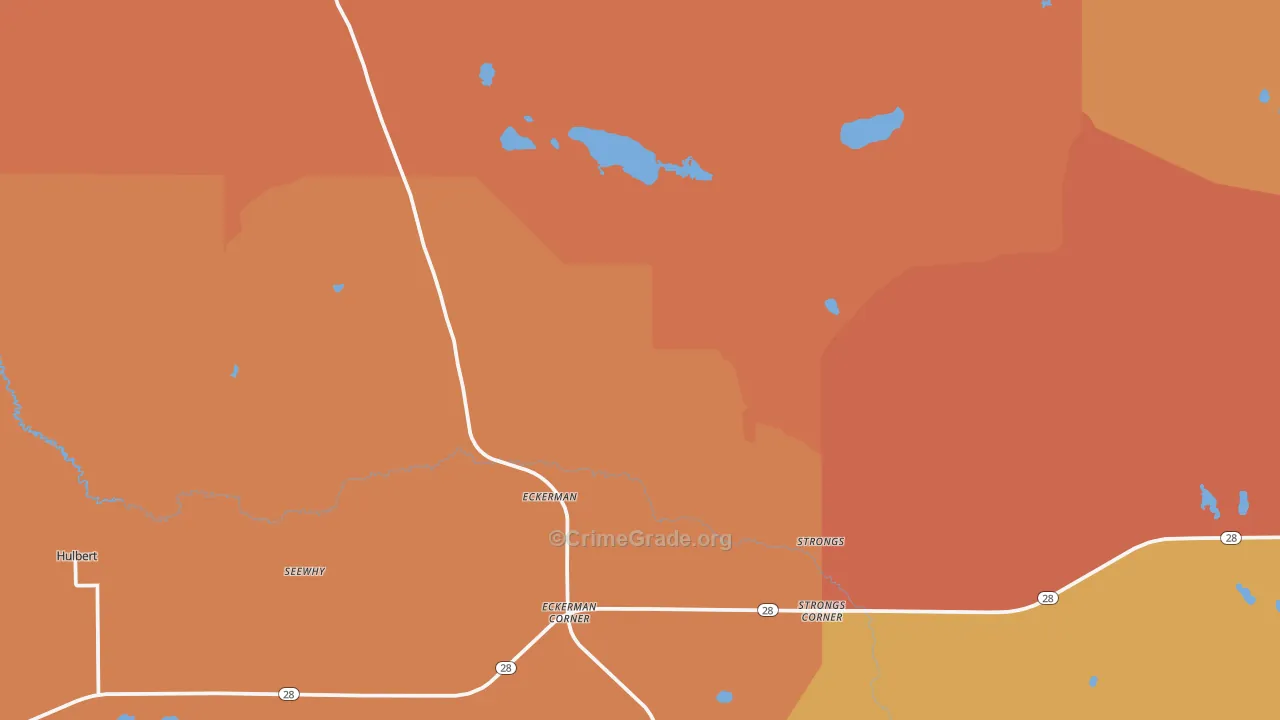 49728, MI Map of Theft Rates