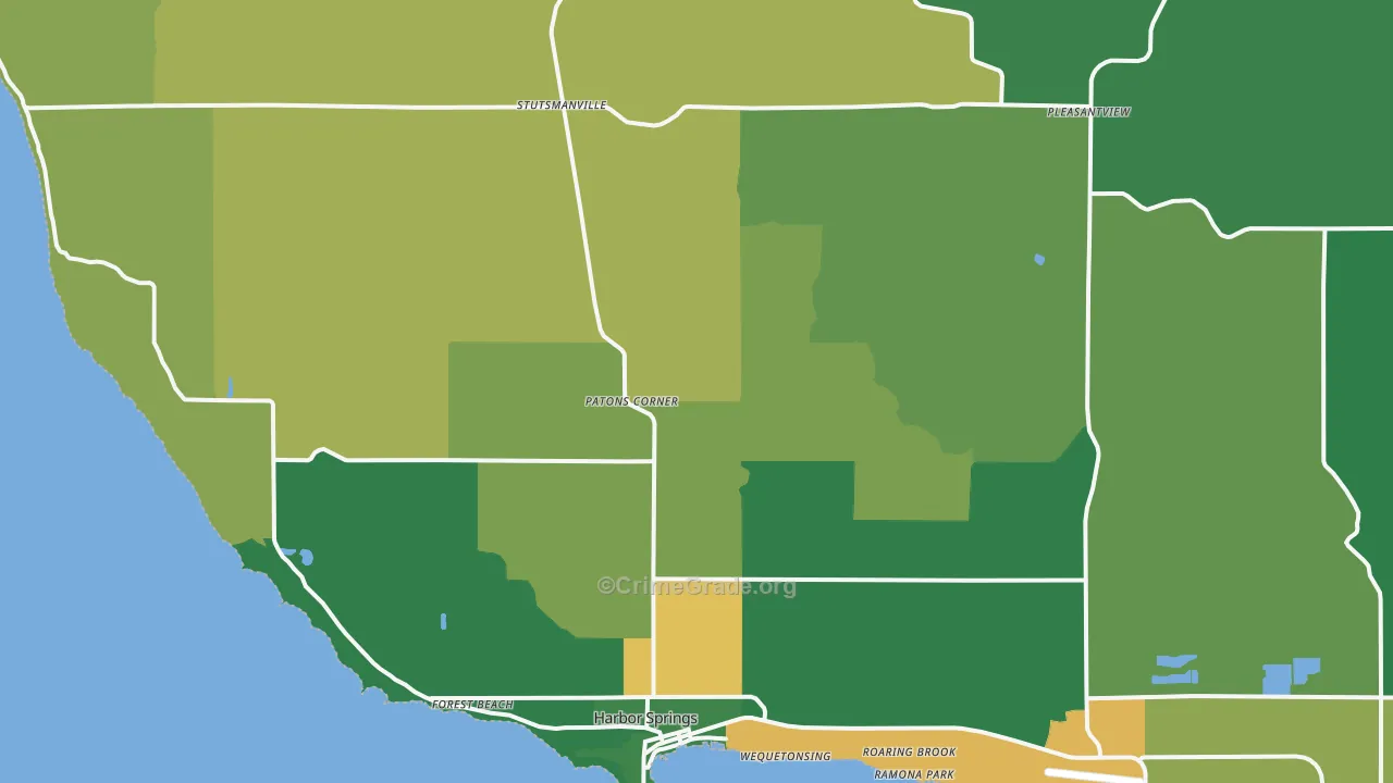 49740, MI Map of Theft Rates