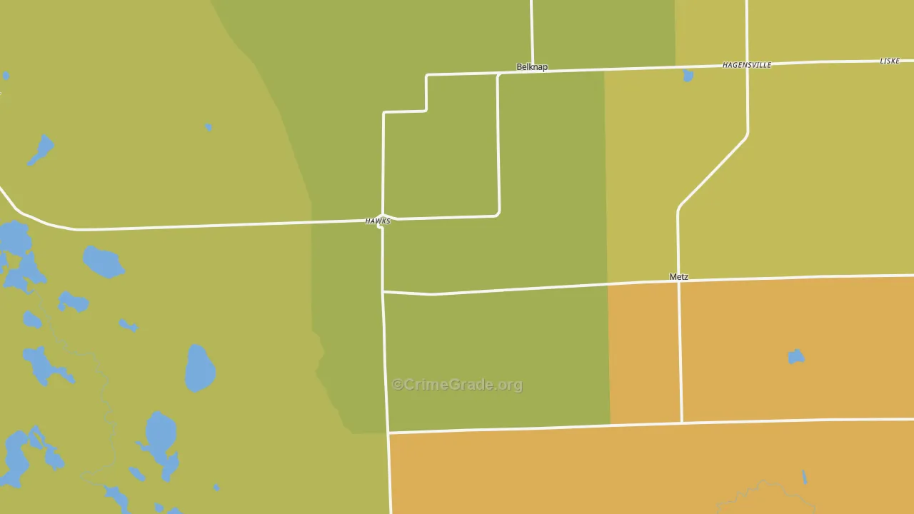 49743, MI Map of Theft Rates
