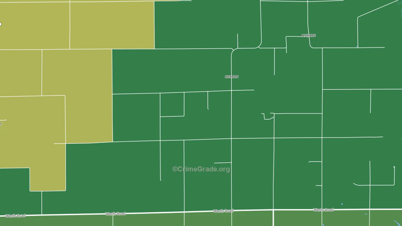 49744, MI Map of Theft Rates