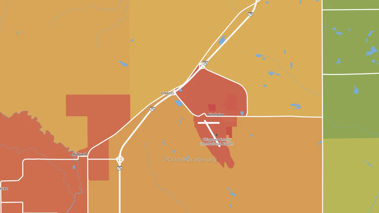 49752, MI Map of Theft Rates
