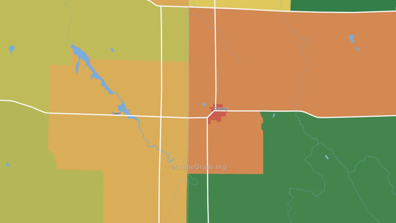 49765, MI Map of Theft Rates