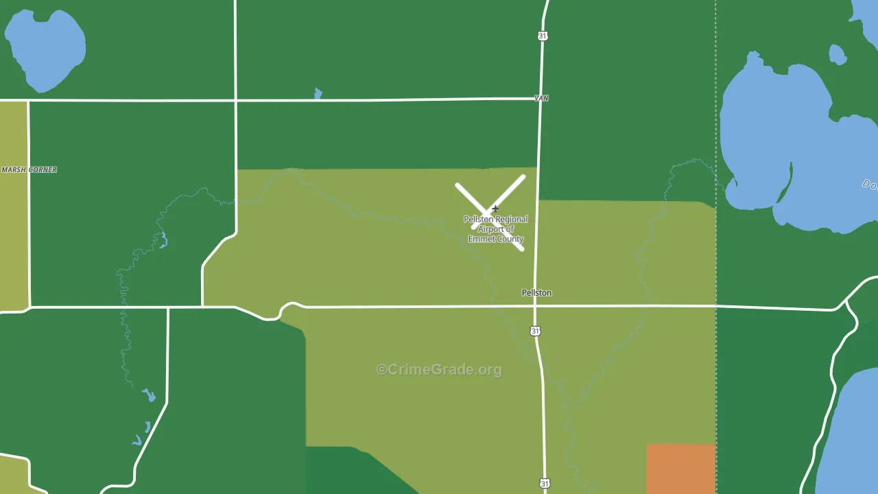 49769, MI Map of Theft Rates