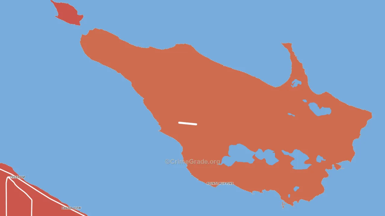 49775, MI Map of Theft Rates