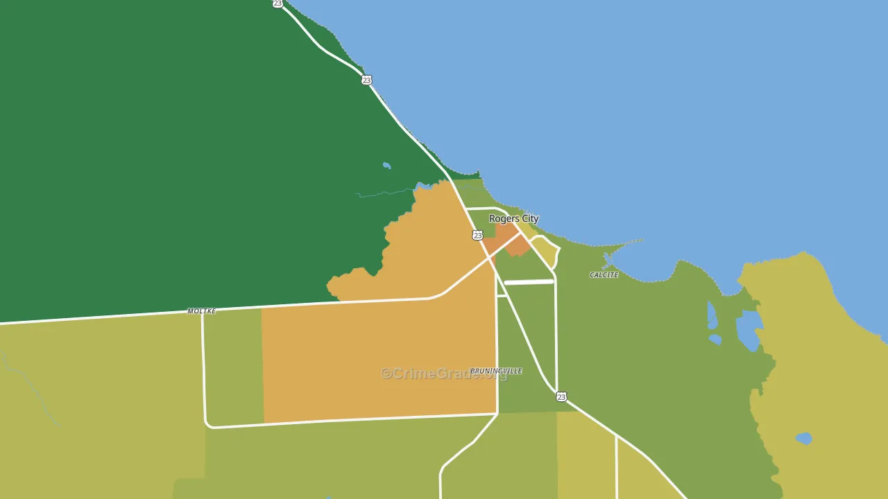 49779, MI Map of Theft Rates