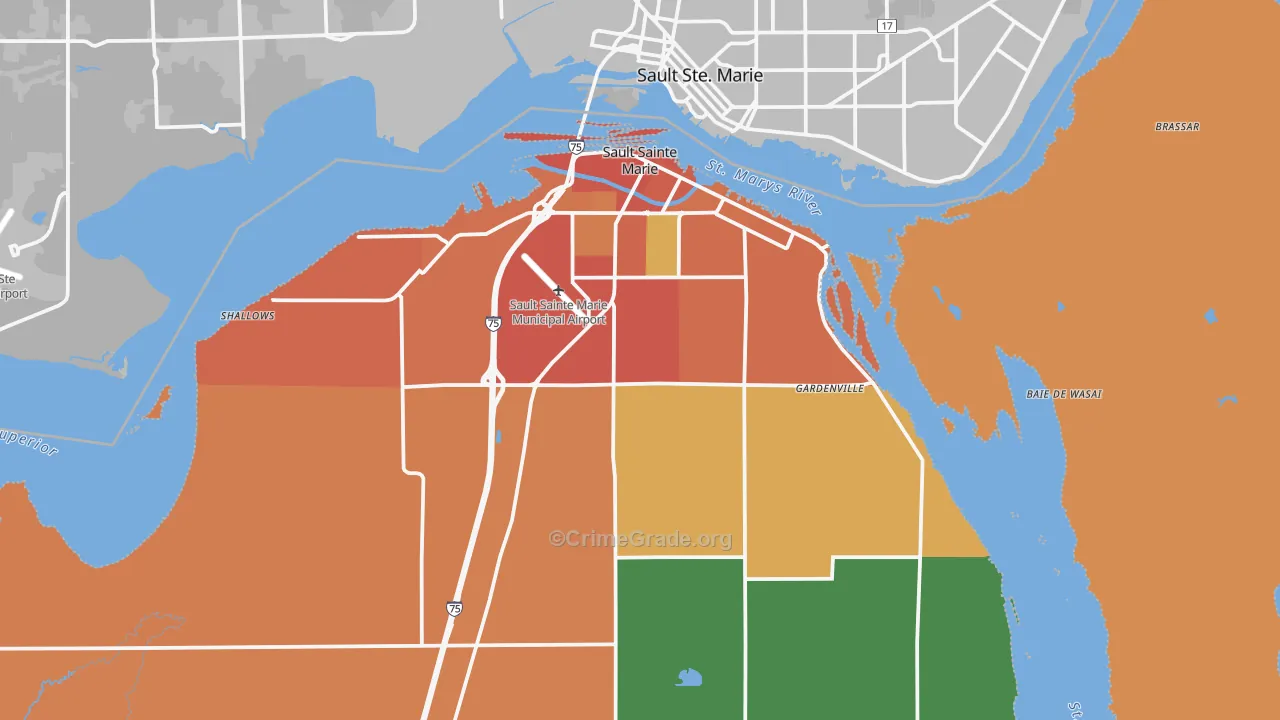 49783, MI Map of Theft Rates